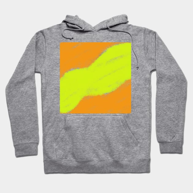 Orange green watercolor abstract art design Hoodie by Artistic_st